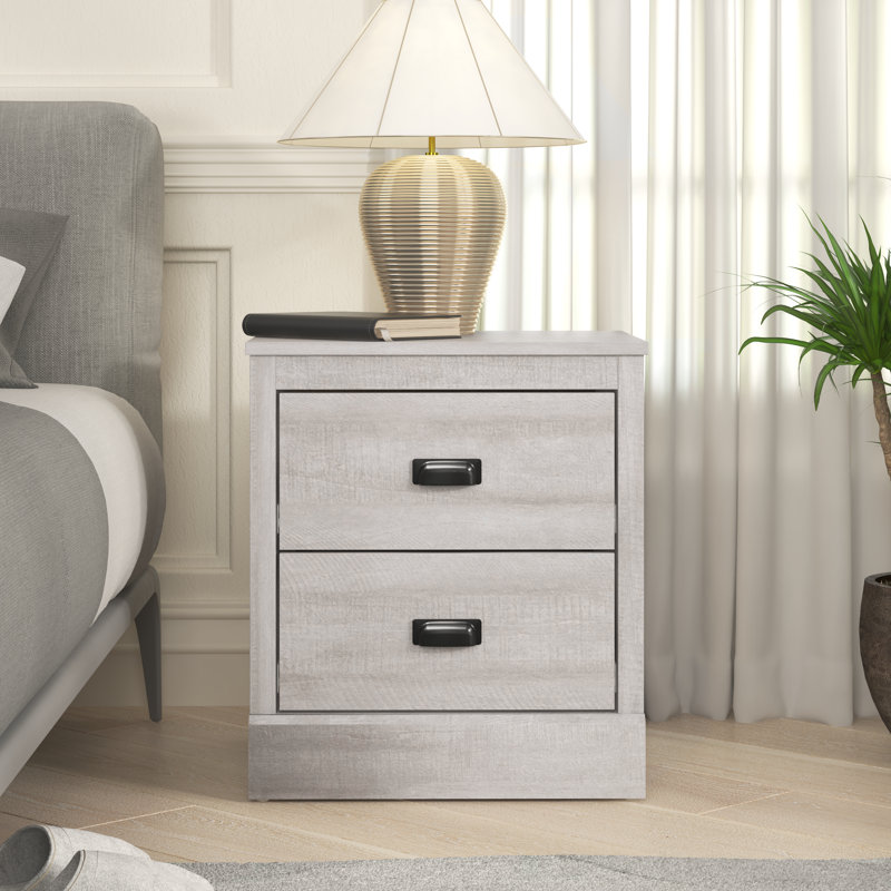 Bristol 2 Drawer Bedside Table