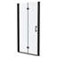Porte de douche pliante sans cadre avec verre trempé l 32 po x H 72 po
