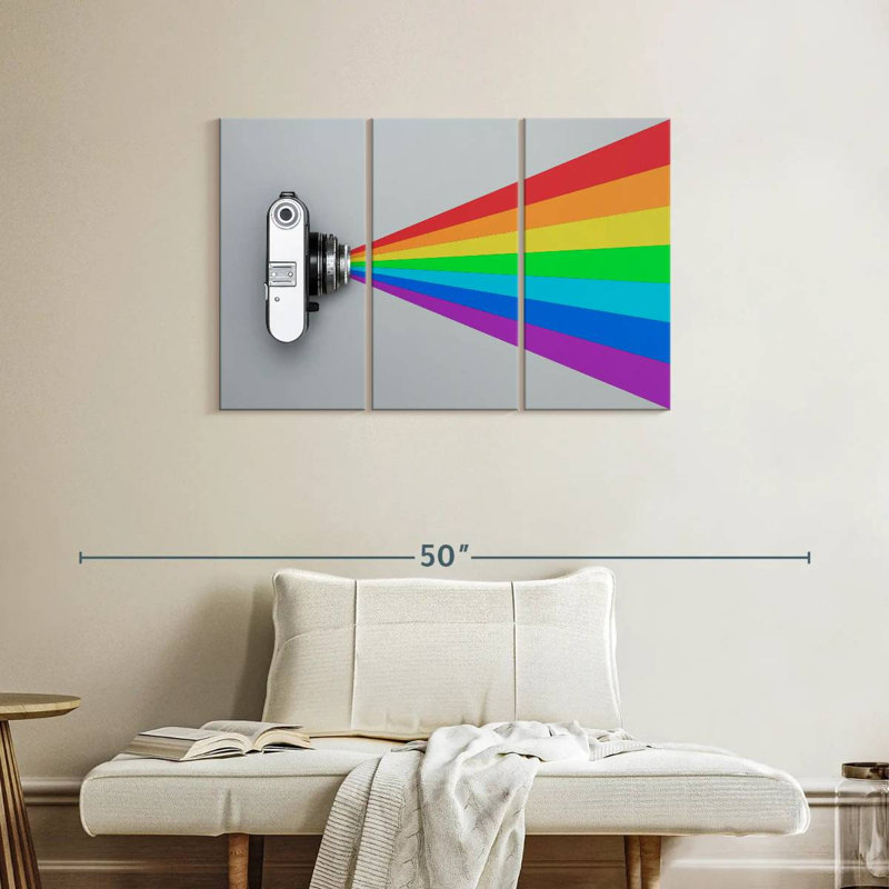 Senne Rainbow Camera Flash, 24" H x 38" W