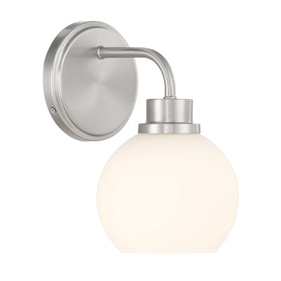 Maverick 1-Light Wall Sconce in Brushed Nickel