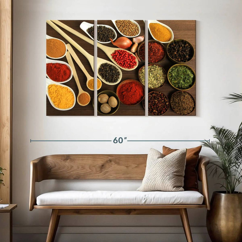 Yarlin Spice Collection, 32" H x 50" W