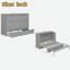 Lit escamotable avec grands tiroirs et USB-1972090191