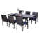 Alyah Rectangular 6 - Person 61.4" Long Dining Set with Cushions