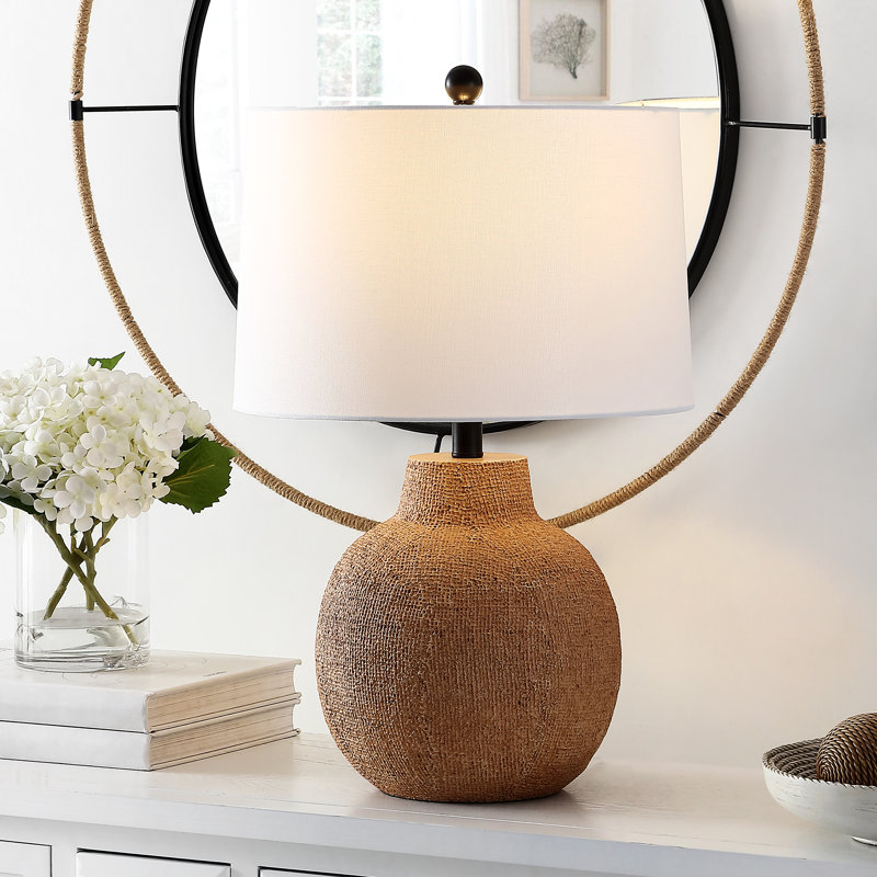 Lucas Barbery 24" Brown Table Lamp