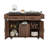 43"W Kitchen Island with Trash Can Compartment and Drop Leaf-37646323