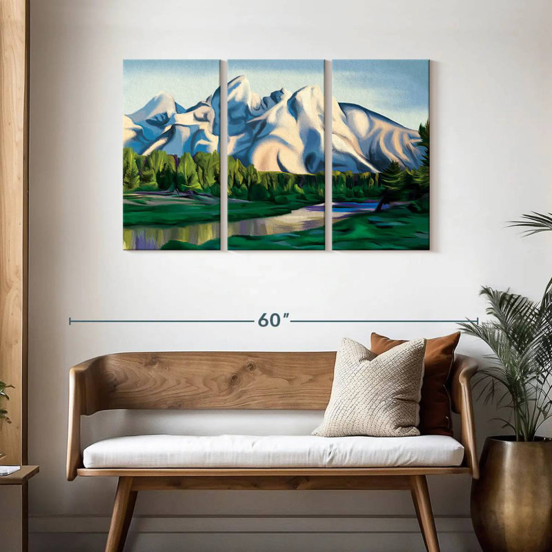 Alvord Grand Teton Daylight Bliss, H 28 po x l 45 po