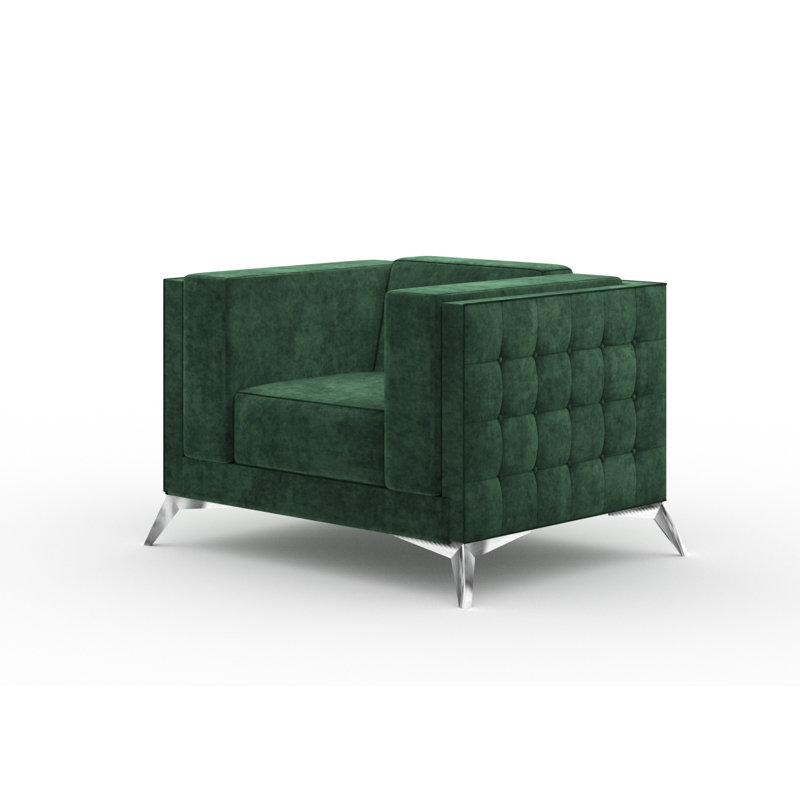 Magnus Upholstered Club Chair, Green