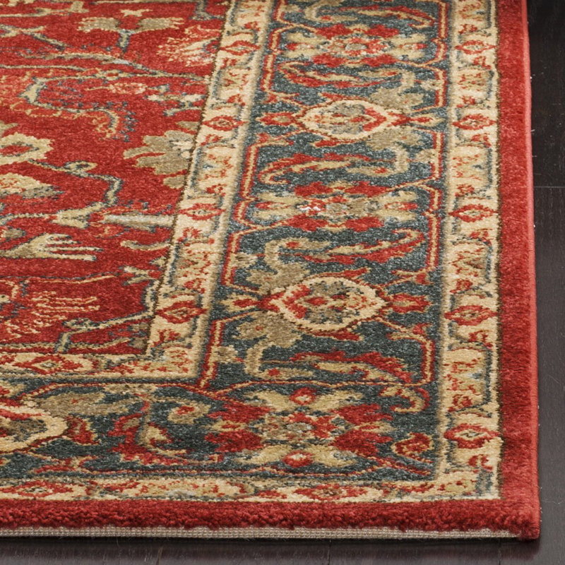 Bellflower Oriental Looped / Hooked Area Rug, Runner 66 x 244 cm