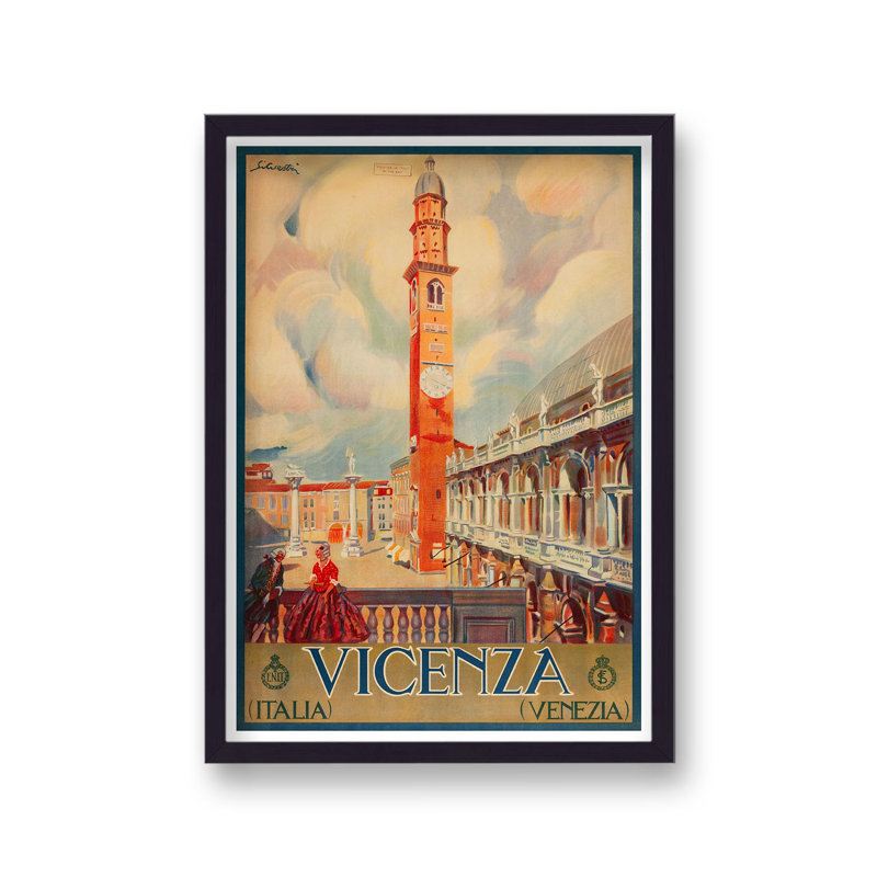 Italy Venice Vintage Travel - Single Picture Frame Print