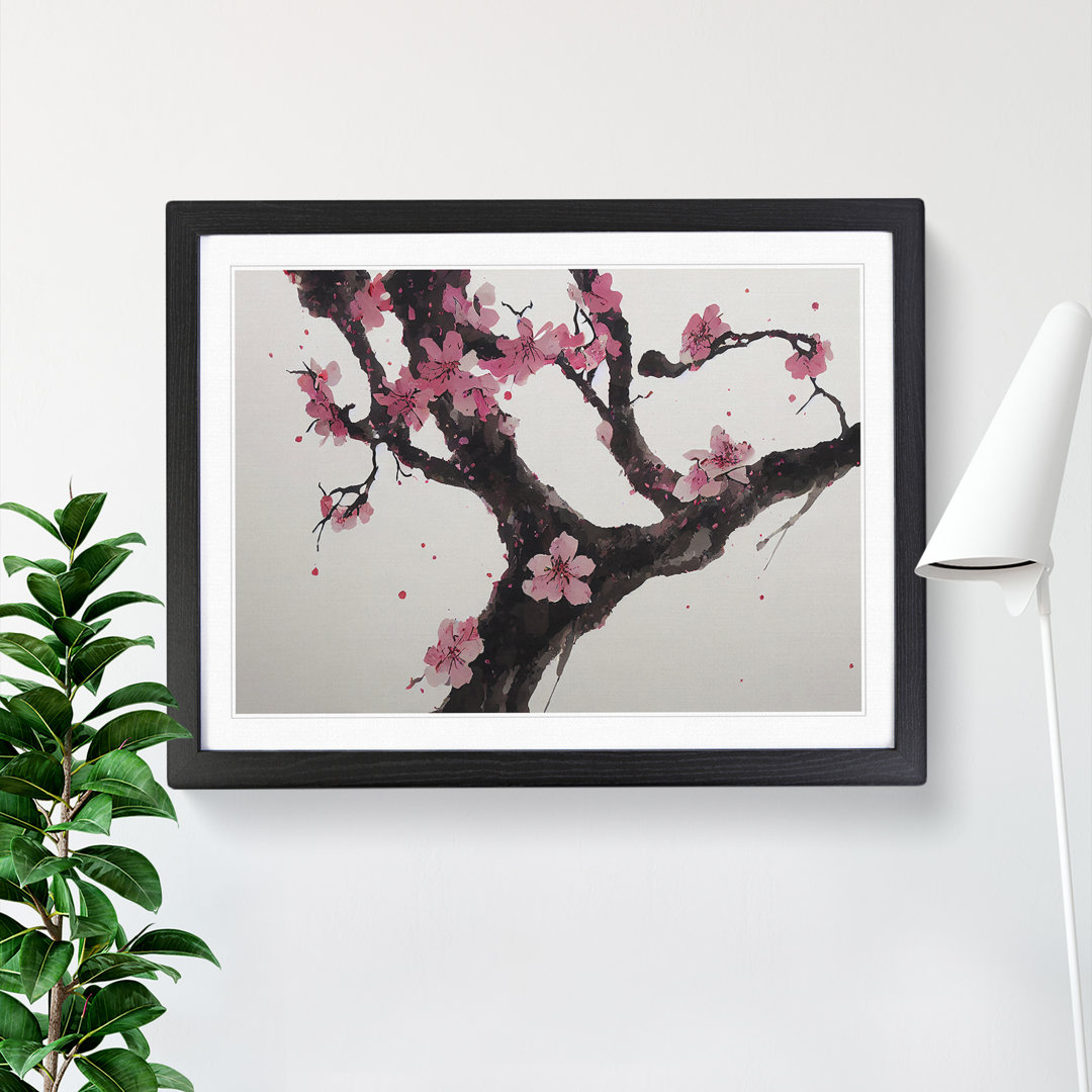 Seductive Cherry Blossom Tree Flowers - Single Picture Frame Painting