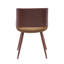 Nunda Faux Leather Mid-Century Dining Chair-157758284