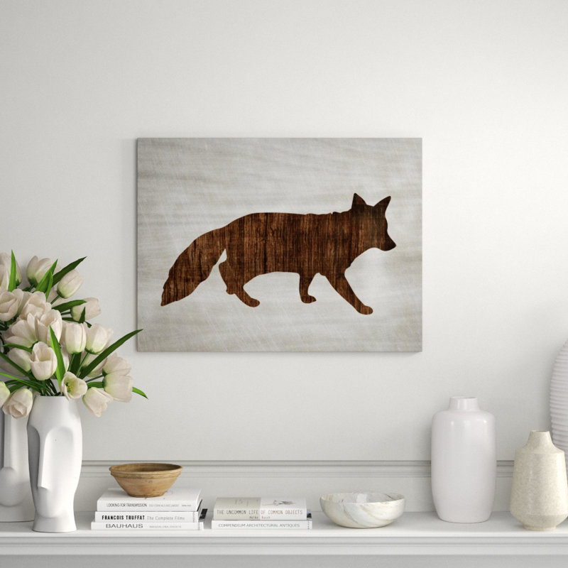 Wood Wildlife II Print by Isabella Burton, Outdoor, 30" H x 40" W x 1.5" D