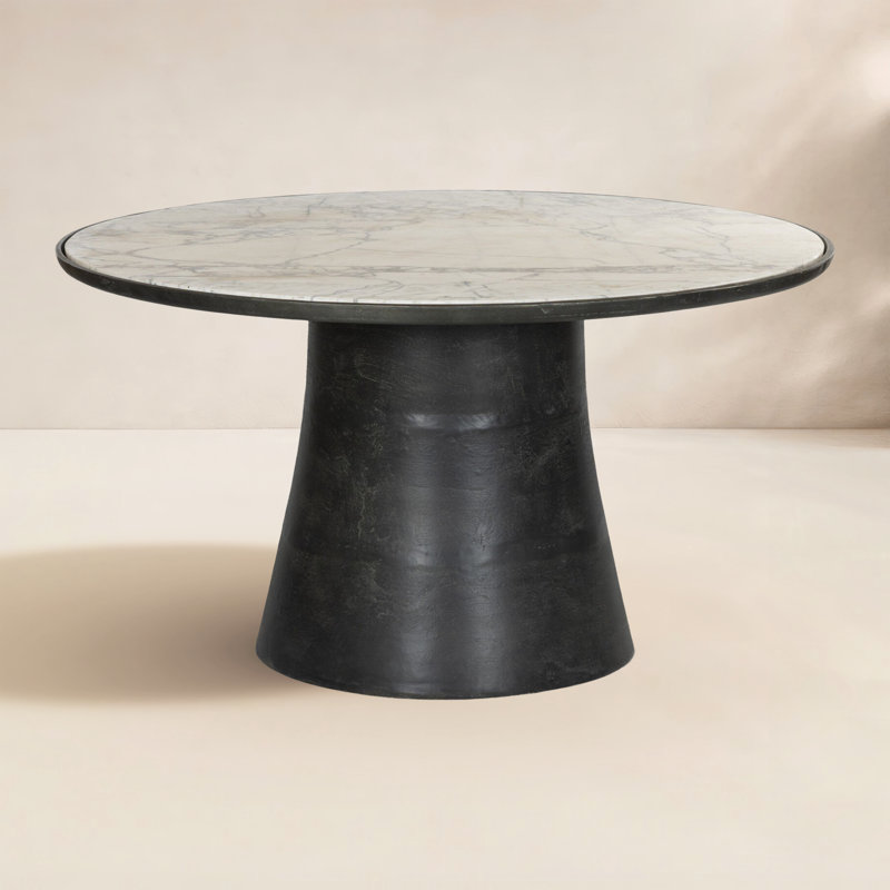 Balboa Outdoor Dining Table 55"-Aged Grey