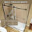 60" W X 32" D X 72" H Frameless Rectangle Sliding Shower Enclosure With 5/16" Clear Tempered Glass-126098522
