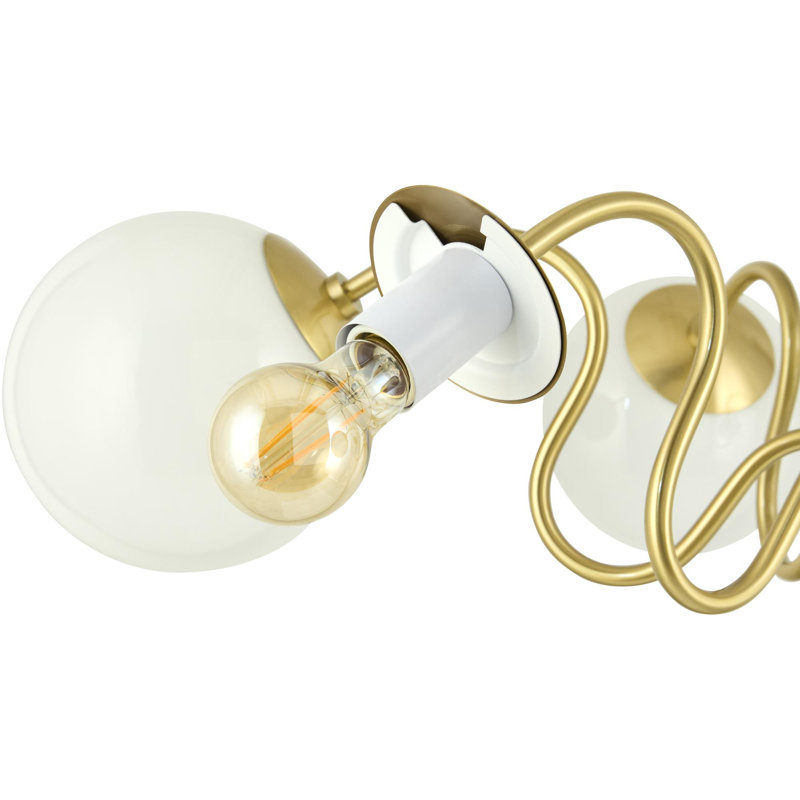 Lunavia Chandelier, 6 Lights, 12" H x 38.4" W x 38.4" D