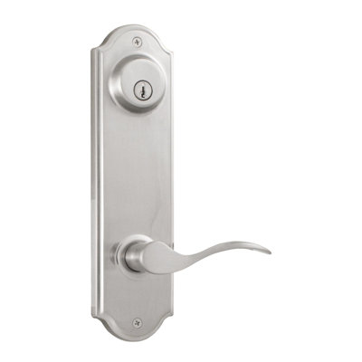 Interior Lever With Deadbolt Entry Set