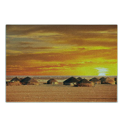East Urban Home Glass Christam Cutting Board