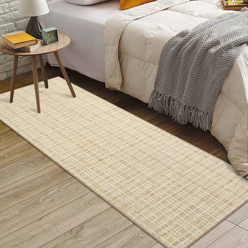 Indoor Modern Geometric Area Rug Washable Low Pile Soft Carpet for Home Decor, Runner 2' x 6'