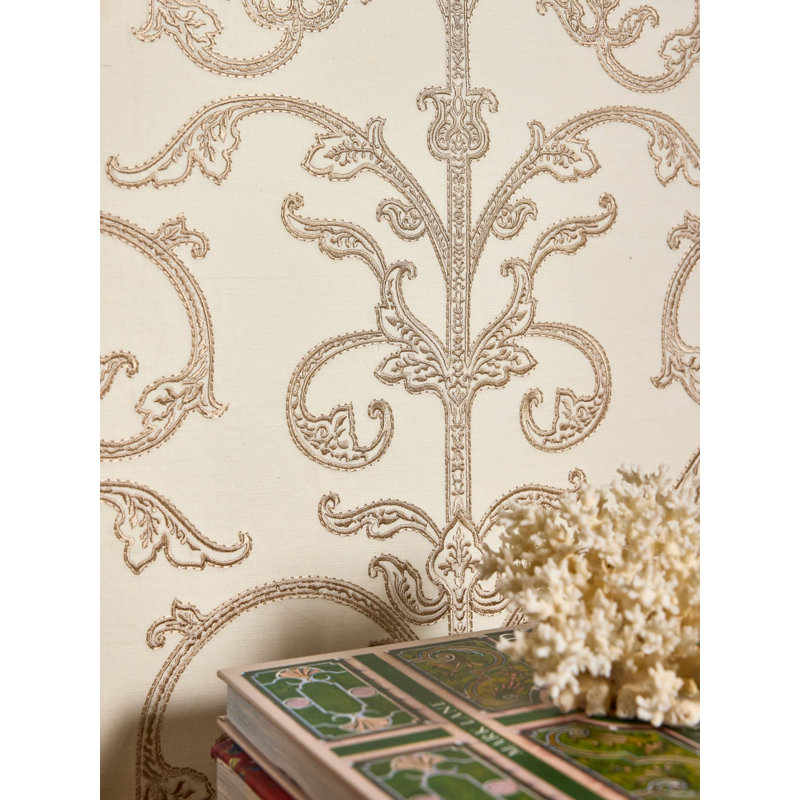 COUVERTURE MURALE DE SAXON SCROLL, Latte