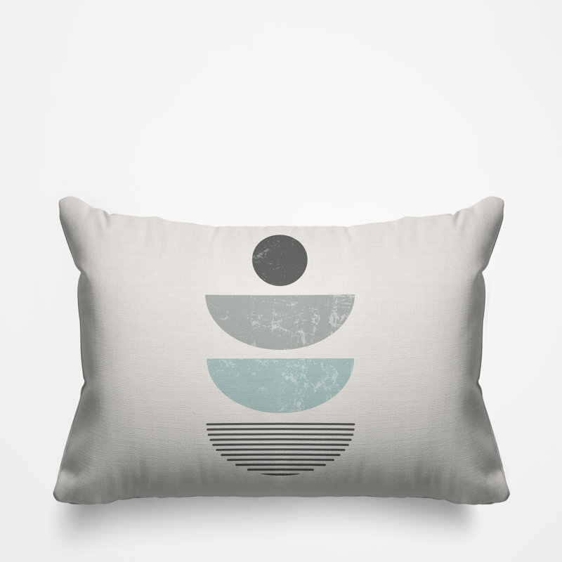 Coussin intérieur / extérieur Carmen Boho, gris
