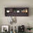 Entryway Coat Rack Wall Mounted with Storage Shelf, 38.6” W, Espresso Finish, 4 Dual Hooks | MDF | Traditional