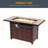 45'' Rectangular Patio Fire Pit Table with PE Rattan-108566018