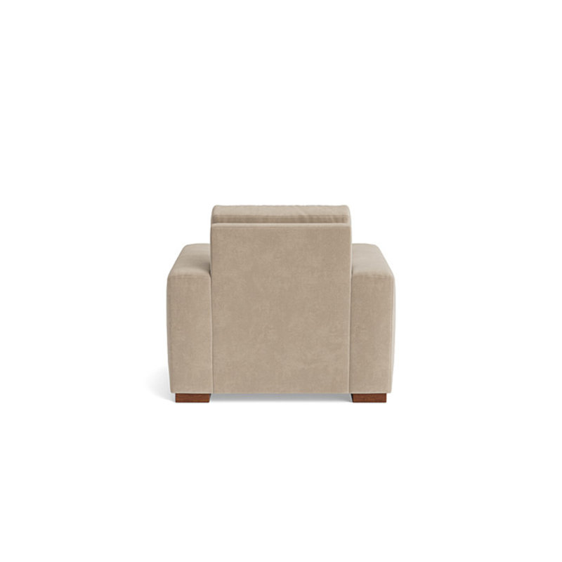 Couch Potato Chair, Velvet - Beige