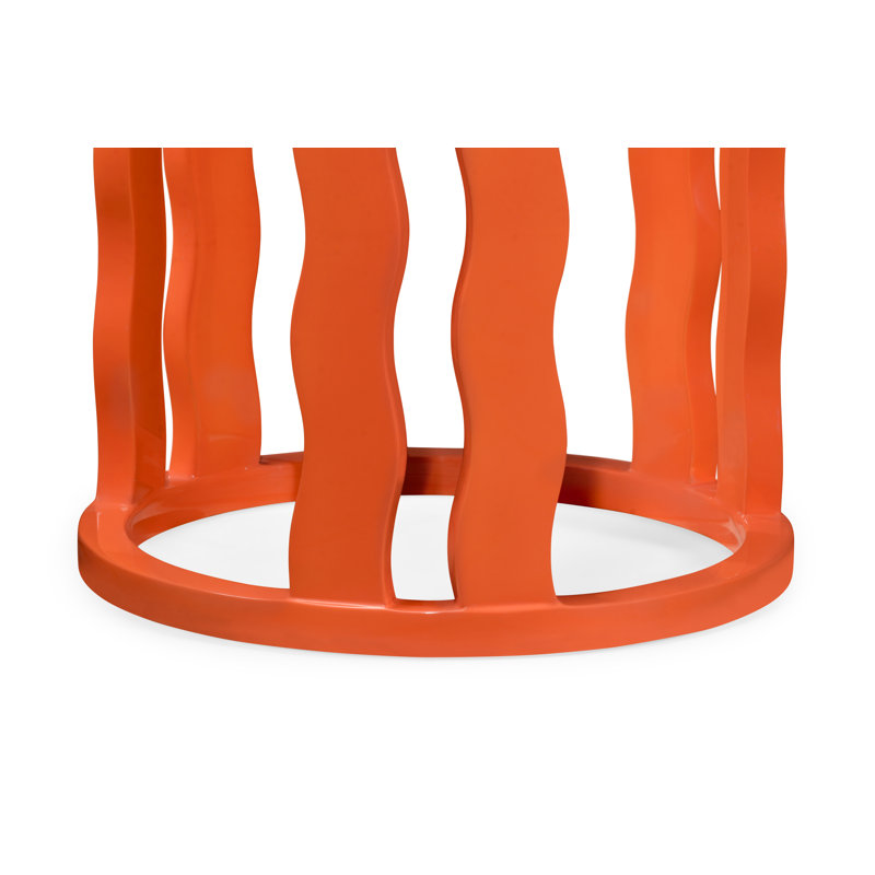 Eclectic End Table, Persimmon