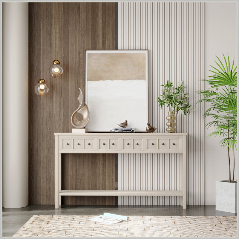 60'' Console Table, Gray