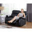Causeuse inclinable en cuir 59,8 po Avshalom-907905416