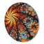 Rotation de fleurs colorées - horloge murale moderne en bois-63617936