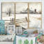 «Ohio Farm In Winter», ensemble d'art mural sur toile-1735357041-1735357044