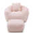 Fausse fourrure rose