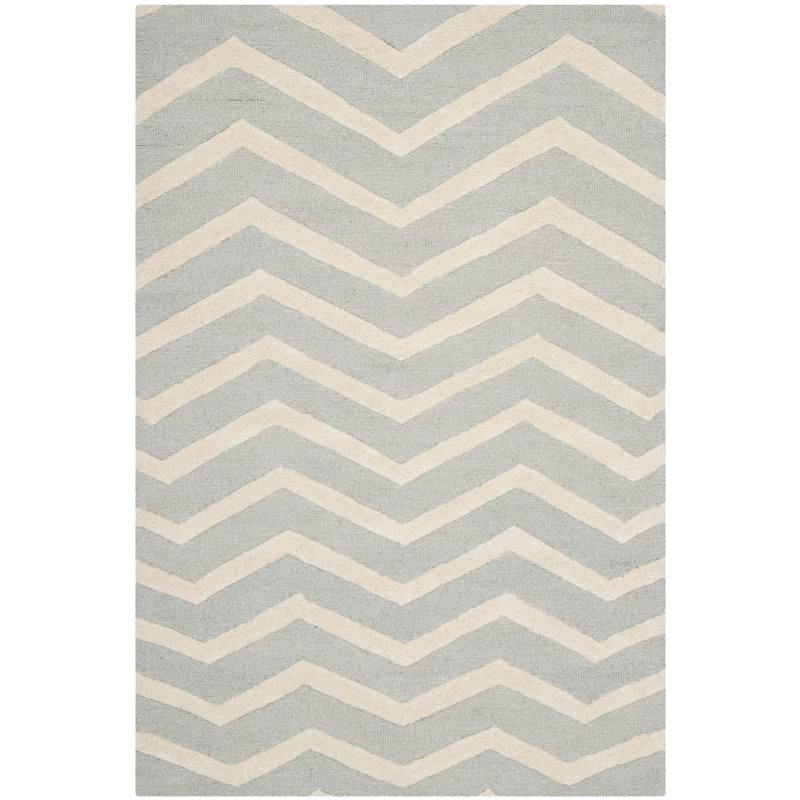 Tapis en laine touffeté à la main Sanyla, Rectangle 2 pi x 3 pi