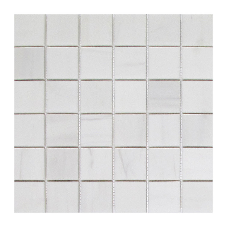 Soft Touch 2" x 2" Mosaic Tile in White