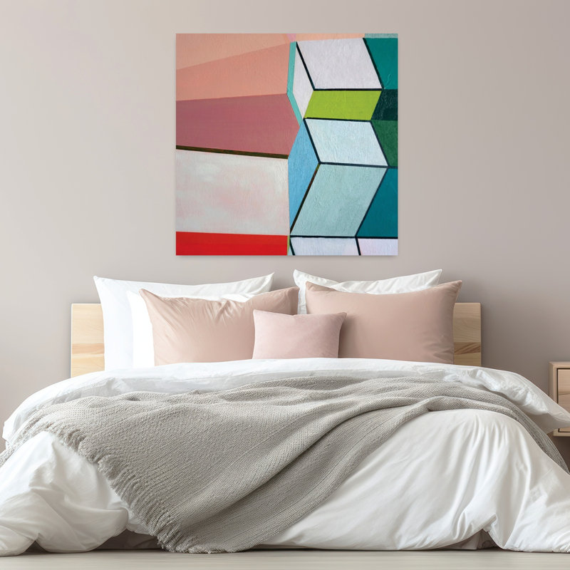 Angles No. 2 Abstract Modern Art, 32" H x 32" W