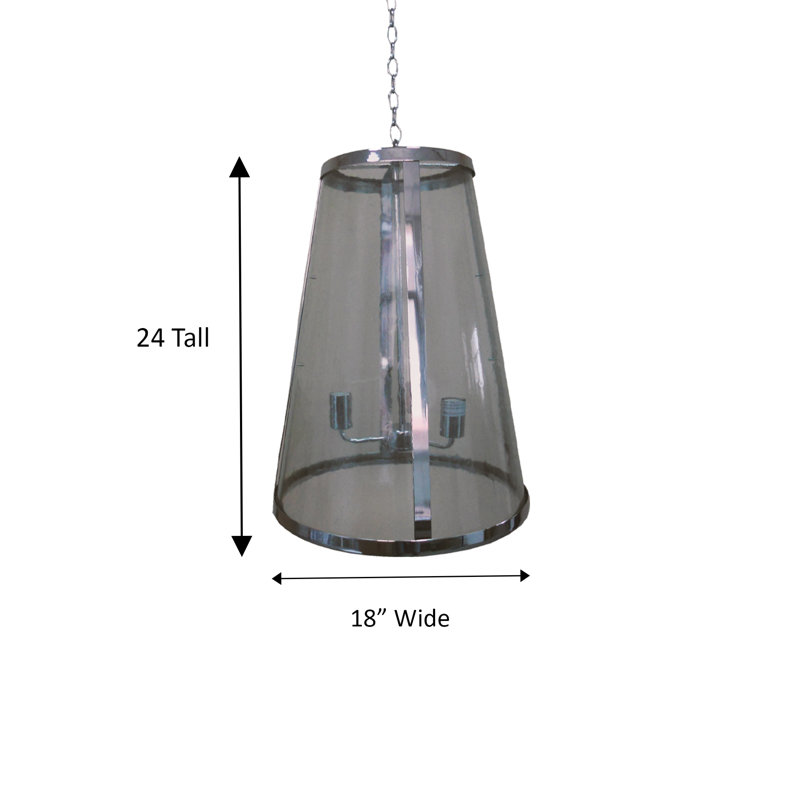 Luminaire suspendu conique unique à 3 lumières Albee
