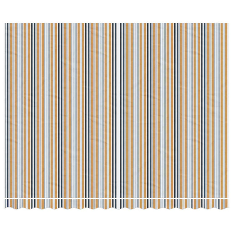 Replacement Fabric For Awning Valance, Striped, 380cm W x 295cm D, Multicolour