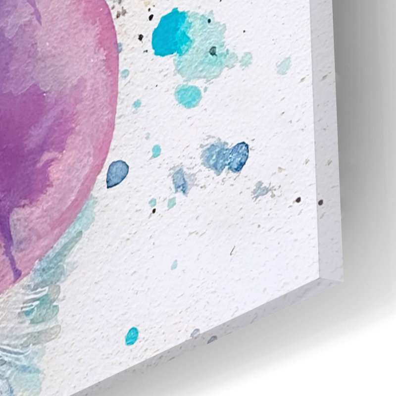 Art mural en verre Red Barrel Studio «Rainbow Dogs Corgi Puppy» par Lindsay Kivi, H 12 po x l 12 po x P 0,13 cm