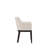 Gansevoort Modern Vegan Leather Upholstered Beech Wood Dining Arm Chair in Ivory-1884494480
