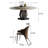 Luxury Simple Marble Round Dining Table Sets-105355532