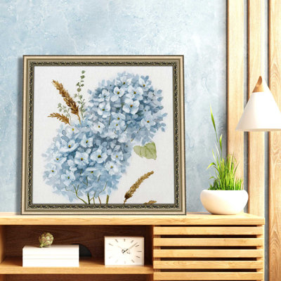 Petite Hortensia bleue I de Nan - Peinture