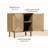 Kaia 31.5" Modern Rope 2-Door Cabinet