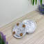 Stoneware Round 4 Piece Coaster Set-96239361