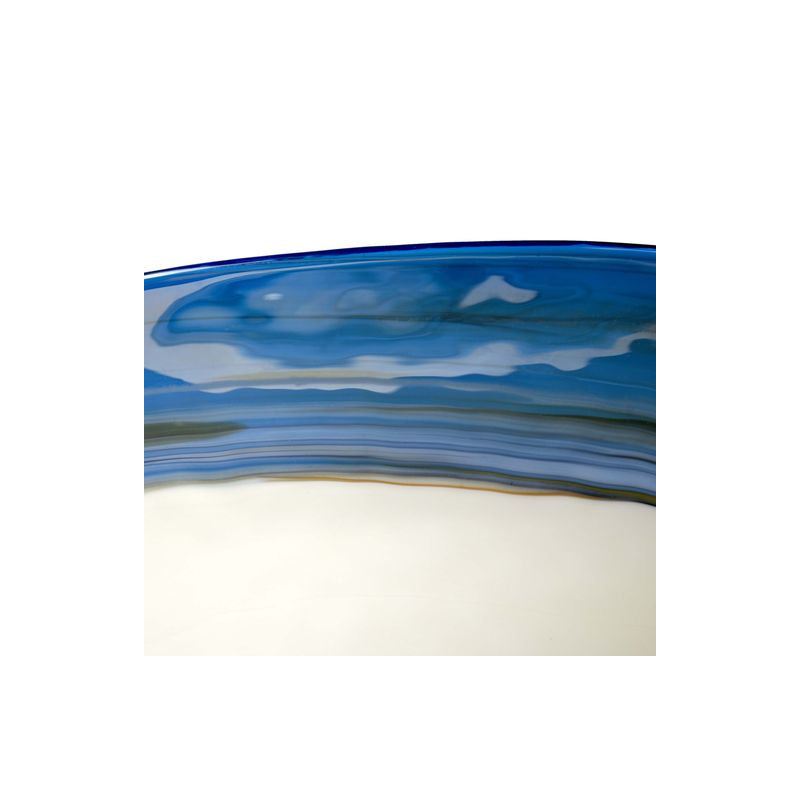Murano Glass Specialty Vessel Bathroom Sink, Marina