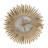 Wilkish Iron Sunburst Wall Mirror
