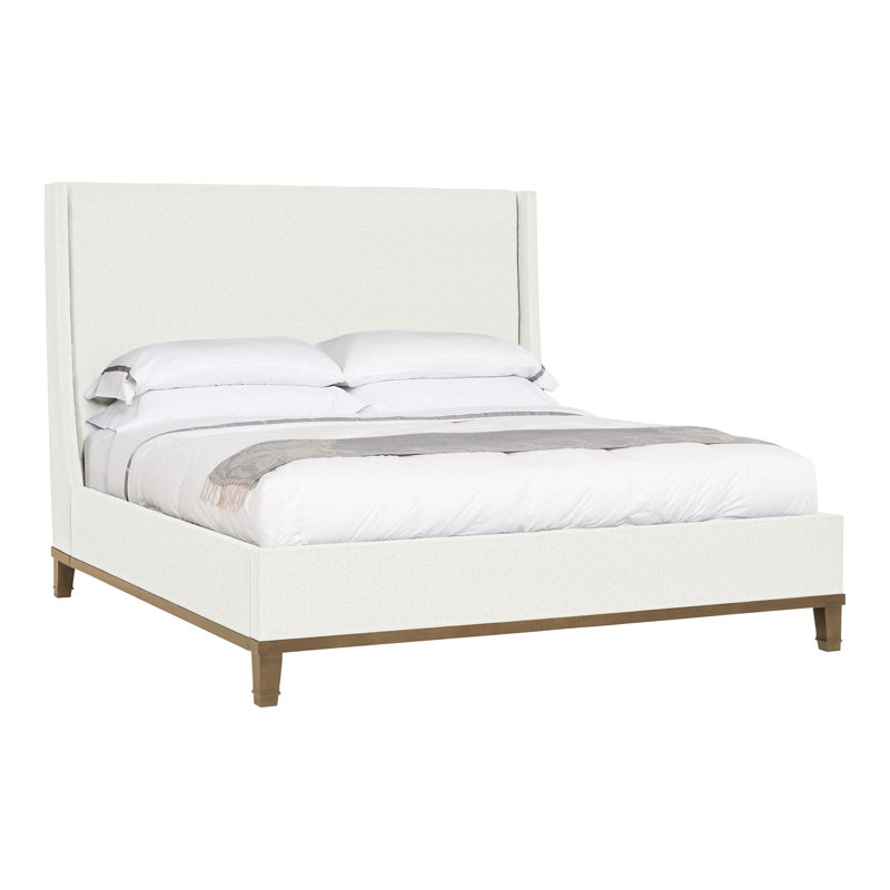 Michael Weiss Solid Wood Wingback Bed, Tommy Snow, Casa Blanca
