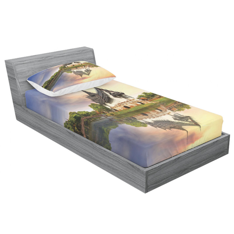Microfiber Sheet Set, Twin XL Sheet Set with Fitted Sheet