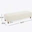 Repose-pieds confortable, blanc-592674492