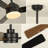 Karlena 48'' Modern Ceiling Fan with LED Light and Remote Control